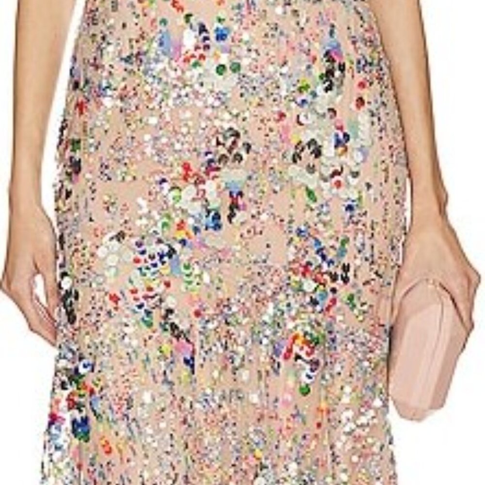 Milly Odetta Confetti Sequined Dress Size 6 - Picture 4 of 9